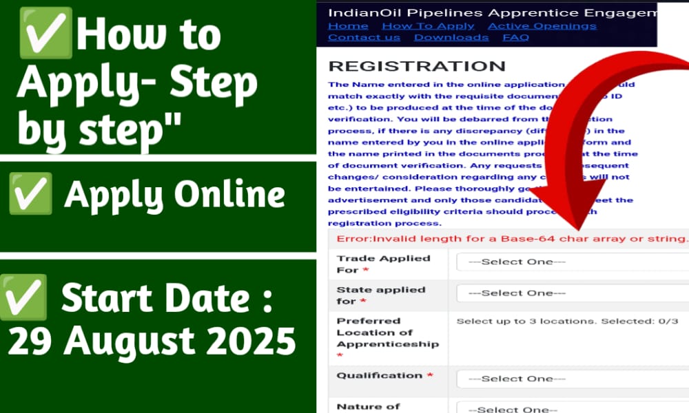IOCL Apprentices Recruitment 2025 