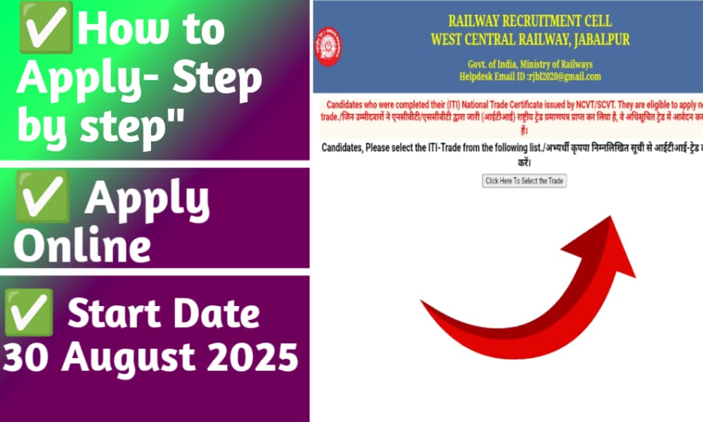 RRC WCR Apprentices Recruitment 2025 -Start